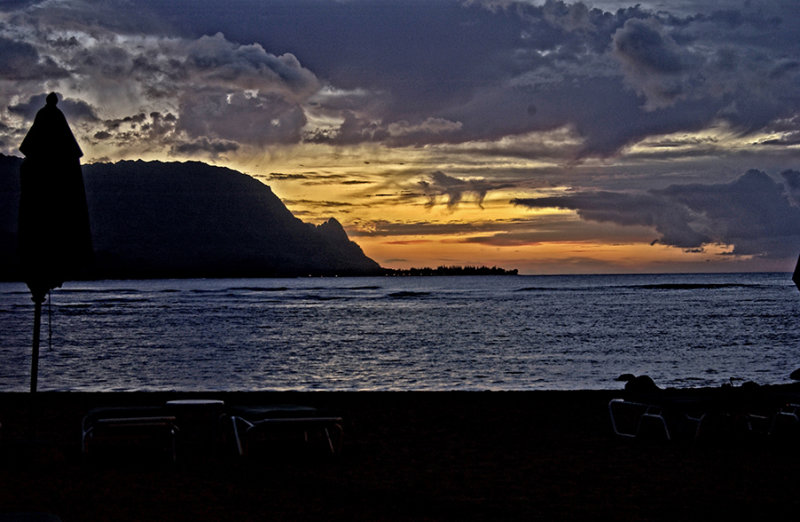 Summer Sunset, Hanalei Bay