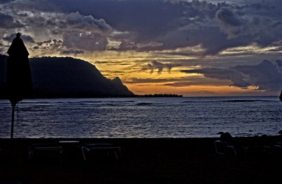 Summer Sunset, Hanalei Bay