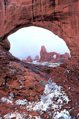 Turret Arch Through North Window