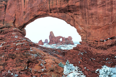 Turret Arch through North Window - Horizontal