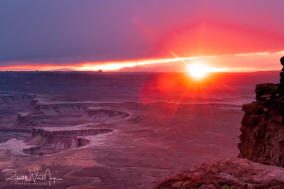Spectacular Green River Overlook Sunset