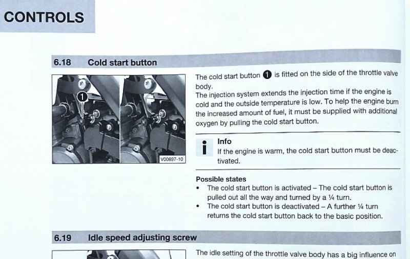 TPi Engine Cold Start Button