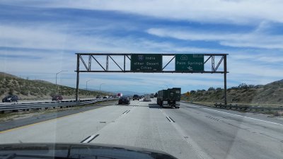Approaching Palm Springs and Mexicali to Baja Mexico 2017 056