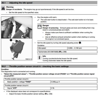 KTM 250EXCF 2017 TPS Adjustment