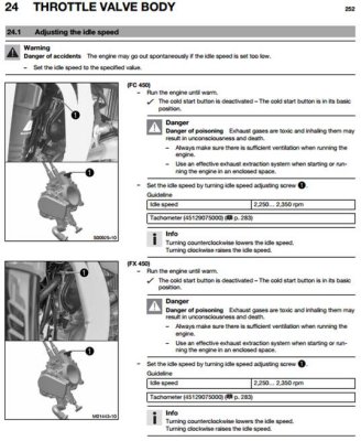 KTM 250/350/450SXF XCF 2017 Idle RPM Adjustment