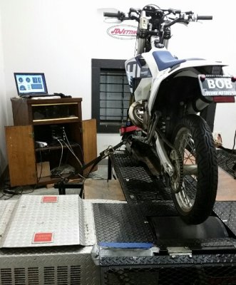 TE250i Dyno Testing