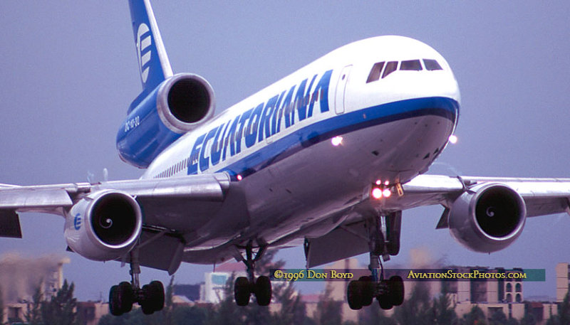 September 1996 - Ecuatoriana DC10-30 PP-SFB (ex-HC-BFO) aviation airline photo