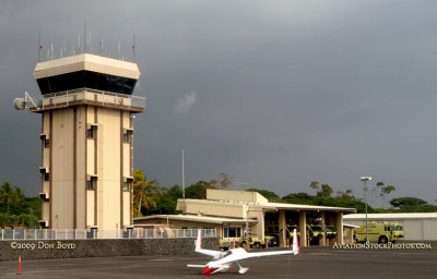 July 2009 - the FAA Air Traffic Control Tower and fire station at Kona International Airport at Keahole (KOA)