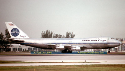 August 1978 - Pan Am Cargo B747-123(F)(SCD) N903PA Clipper Express (ex- N800FT) at MIA aviation airline photo