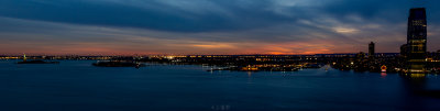 NY Harbour at dusk