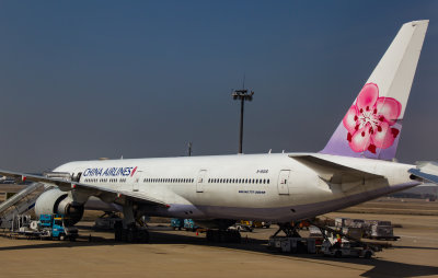 China Airlines' B-777-300ER at PVG