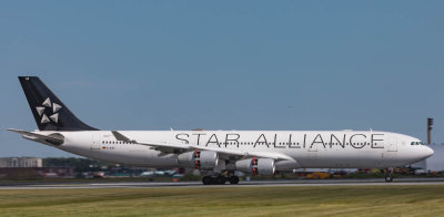 LH A-340-300 in Star Alliance livery