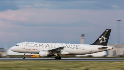 Star Alliance livery on Air Canadas A-320
