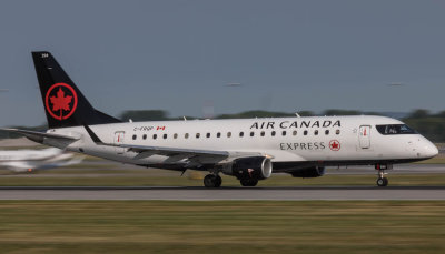 Air Canada Express E-175 in the airline's new livery