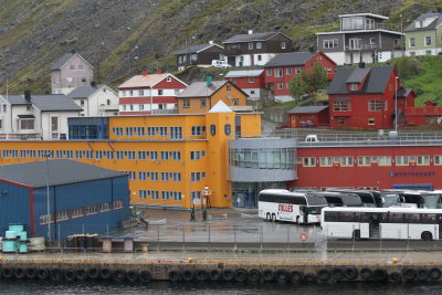 Next day and stop was HONNINGSVAG - a colorful place way above the Arctic Circle