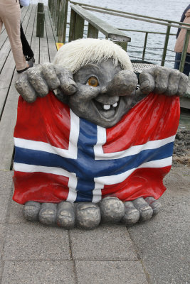  A troll greeted us on the pier in Leknes/Gravdal
