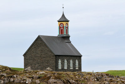  Kept driving SW to see beautiful Hvalnes church preserved with wood gathered from shore