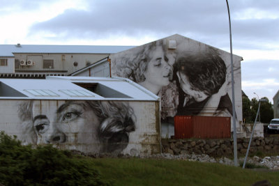  Art work near Reykjavik harbor