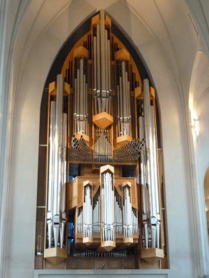 Inside the church, we watched an organist play this large organ. Saturday morning to flew to London to board a cruise ship.