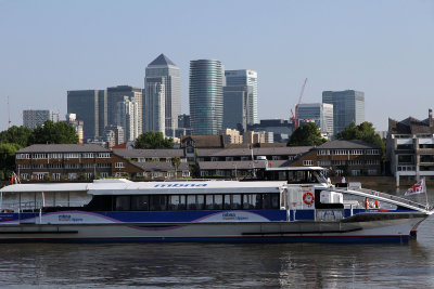 Thames Clipper is part of London transportation system.  It also took us to Star.