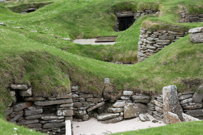  In the afternoon we toured Skara Brae underground village with Experience Orkney with another couple.