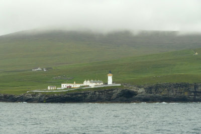 The next morning, when I saw Bressay light on the port side I knew something was wrong. Captain said we couldn't dock (winds).