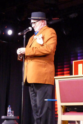 Howard enjoyed the comedy and magic show by Mel Mellers that night