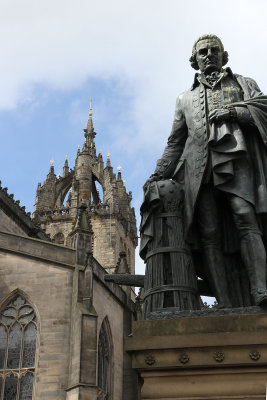 Statue and St. Giles