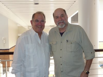 Jorge took us to lunch Saturday at Los Ranchos, overlooking the Port of Miami