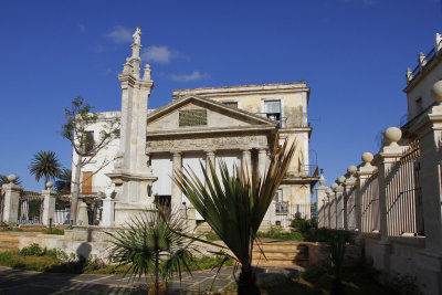 El Templete is neo-classical; former important government building