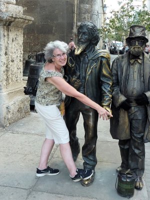 Ruth, the statue, and the busker