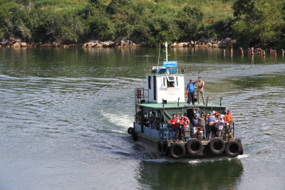 You can take this ferry to the fort from Cienfuegos