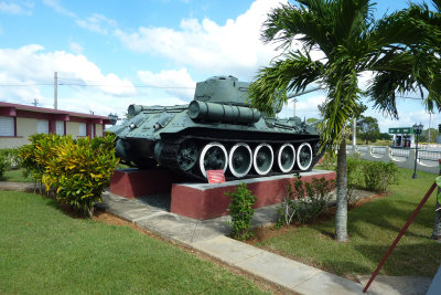  While I went to Trinidad, Howard went to the Bay of Pigs Museum (at Playa Giron) away & ate a wonderful lunch in Cienfuegos 