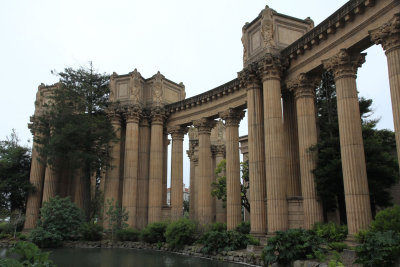 Pillars. Structure is from 1906 Exhibition.