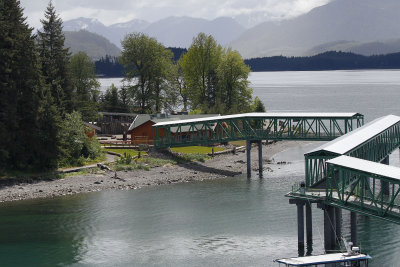 Woke up in Icy Strait Point, only privately-owned port in North America (owned byTlingit Indians).