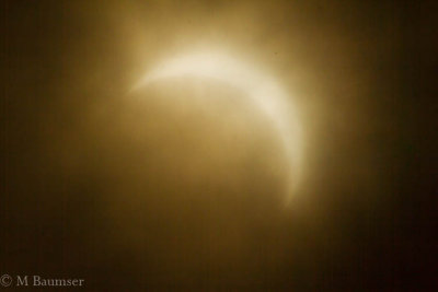 Richmond VA - Eclipse (and then the clouds came in)