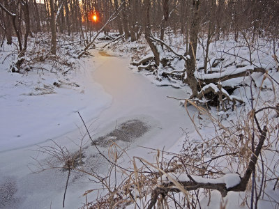 Our Creek is Mostly Frozen