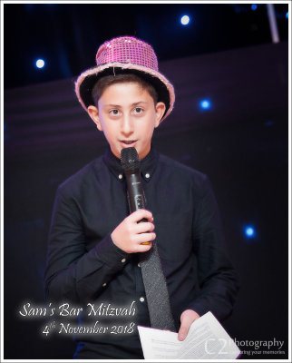 Sam's Bar Mitzvah Celebrations - 4th Nov 2018