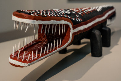 171014  314  ,-- Indigenous art, Crocodile  