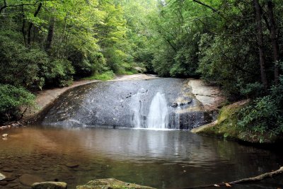 Lower Falls At Stone Mt State Park NC