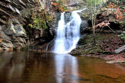 Lower Falls At Hanging Rock State Park NC