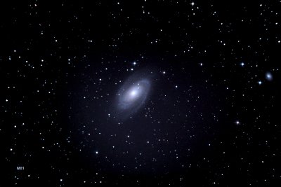 M81-2-5-18. Made with my new Orion 8 f/3.9 Newtonian Astrograph's