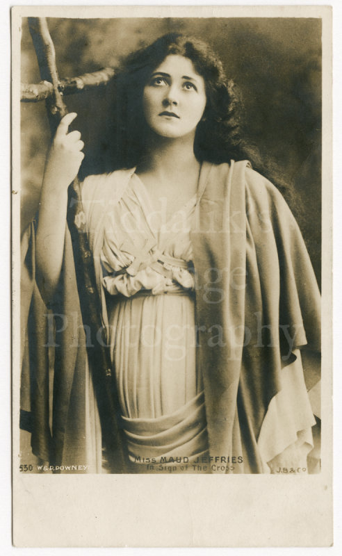 Edwardian Stage Actress Postcard