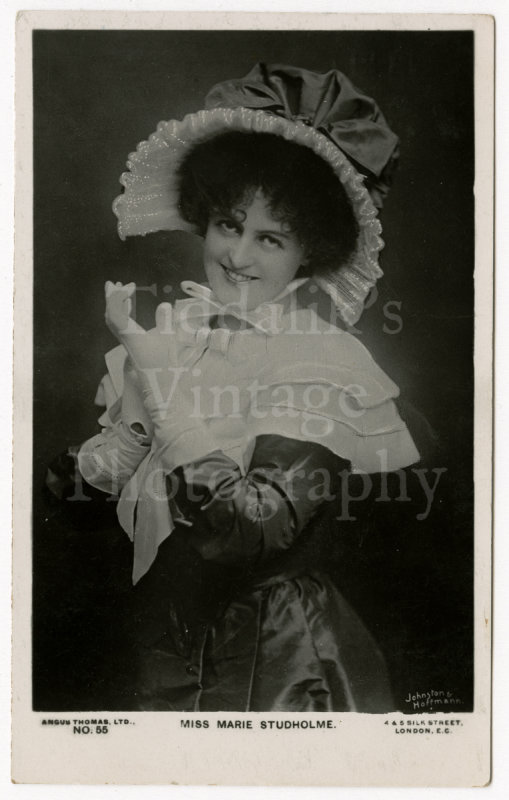 Edwardian Stage Actress Postcard