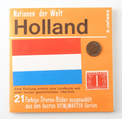 01 Viewmaster Holland 3 Reels with Coin & Stamp Sawyer's Pack 3D Nationen der Welt.jpg