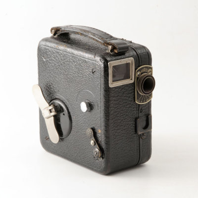 02 Vintage Pathe Motocamera Krauss Movie Cine Camera with Case and 3 Aux. Lenses.jpg