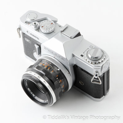 05 Canon Pellix QL SLR Camera with 50mm f1.8 FL Lens & Case.jpg
