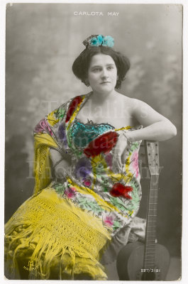 Edwardian Stage Actress Postcard