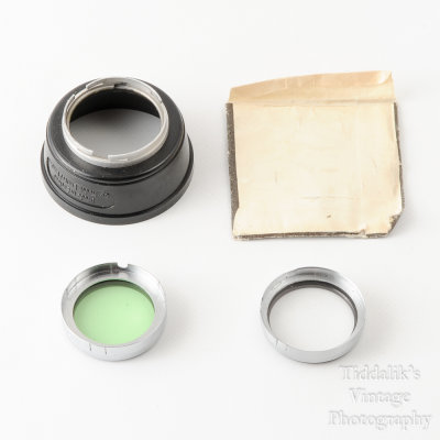 Kodisk Lens Hood 320 plus 2 Push Fit 32mm Glass Filter Holders