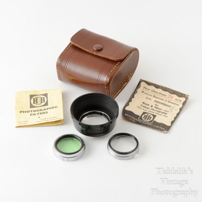 Kodisk Lens Hood 320 plus 2 Push Fit 32mm Glass Filter Holders